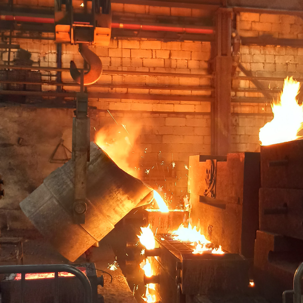 Digitalization of casting with radar sensors